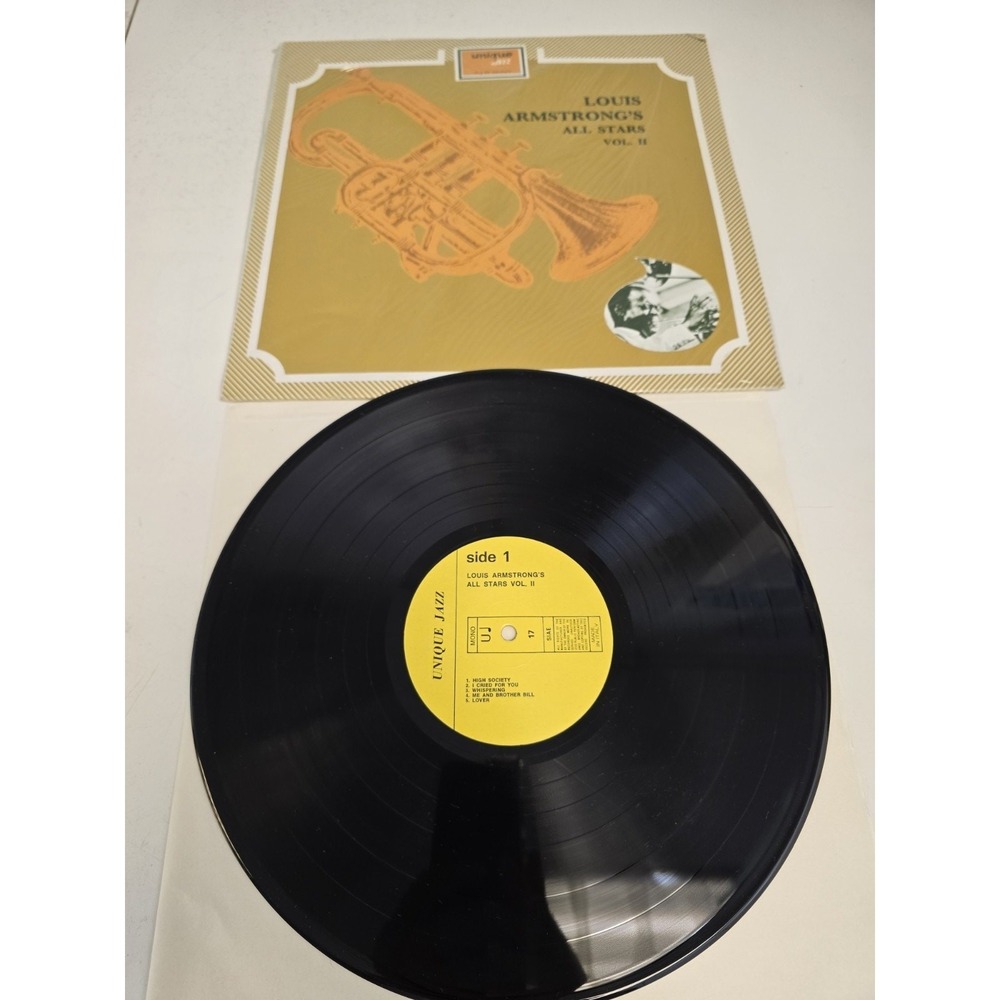 Louis Armstrong - All Stars - Vinyl LP - 1983 - New Orleans Jazz album - NM